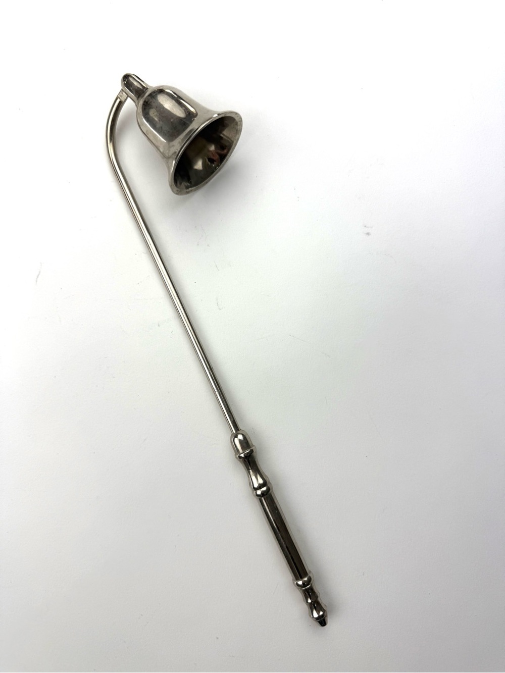 Vintage Silver Plated Candle Snuffer with Bell Head